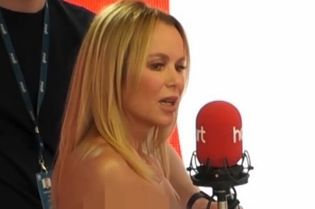 Amanda Holden Strips Naked In Packed Heart Fm Studio Radio Seren