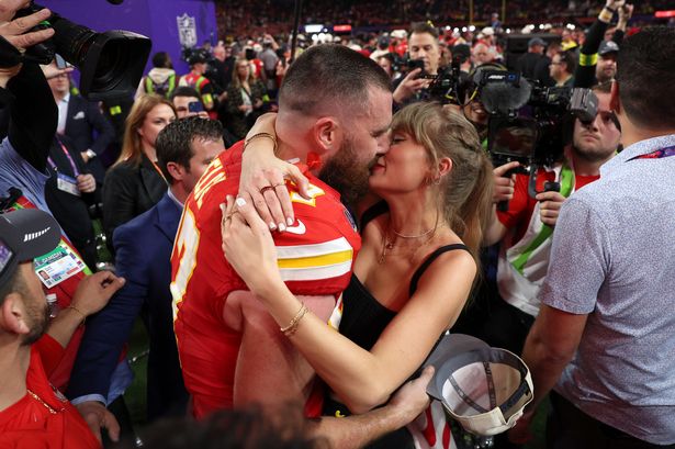 Taylor Swift ‘nearly in tears’ with Travis Kelce as Kansas City Chiefs win Super Bowl 2024