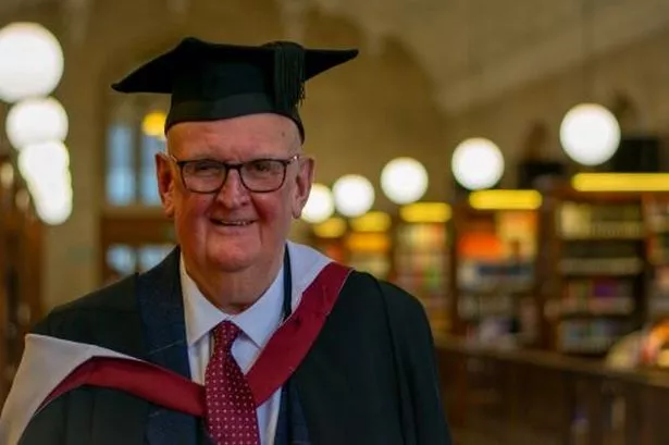 Grandad, 70, graduates from university despite losing 80% of his vision