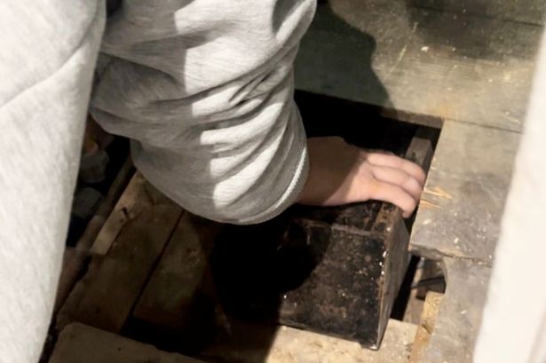 Woman finds 130-year-old box under her floor, and puts it back