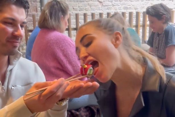 Love Island’s Anton and Georgia ‘feed each other sushi’ in loved-up display after trolls slam them ‘fake’