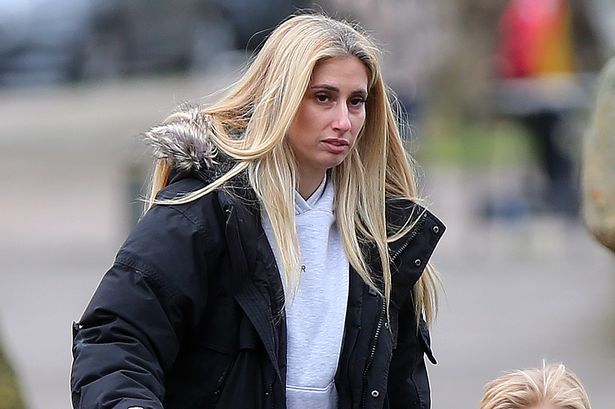 Stacey Solomon sneaks off for quiet moment during day out with Joe Swash and the kids