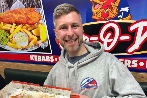 Charity worker crowned kebab-scoffing king after demolishing ‘UK’s heaviest without chewing’ in under seven minutes
