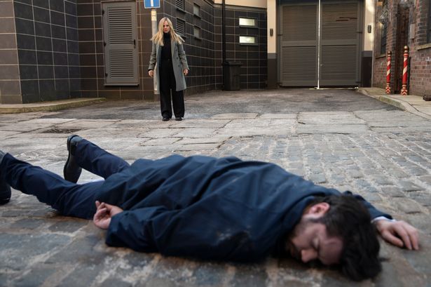 ITV Corrie fans horrified as Adam Barlow star shares behind-the-scenes clip of hit and run