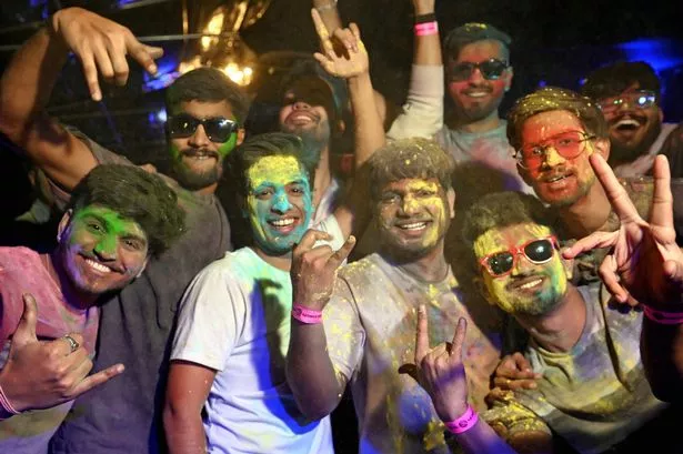 The best photos from Cardiff’s bright and brilliant indoor Holi Festival