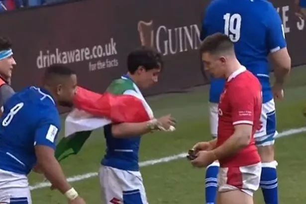 Wales rugby star’s ‘beautiful’ gesture to Italy player after match left Gabby Logan in awe