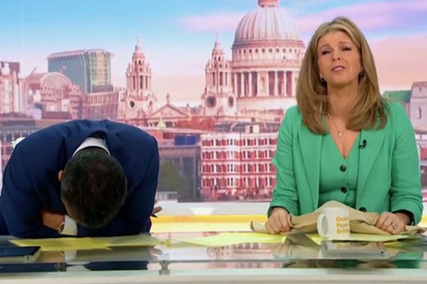 Kate Garraway warns Good Morning Britain guest ‘don’t say that word’ on live TV