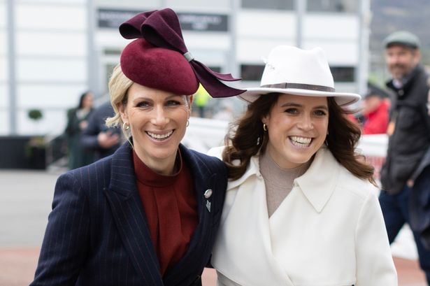 Zara Tindall and Princess Eugenie among royals braving rain at Cheltenham – after Kate Middleton pic drama