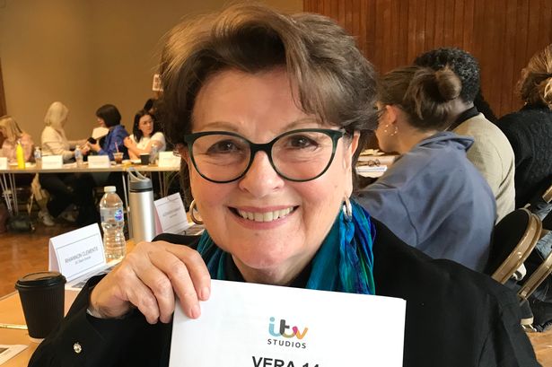 Brenda Blethyn pictured at read-through for last ever Vera series as filming gets underway