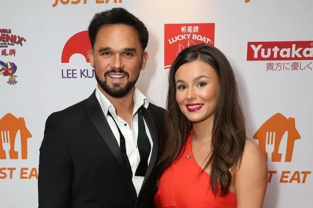 Gareth Gates loved-up as he poses with rarely-seen famous girlfriend