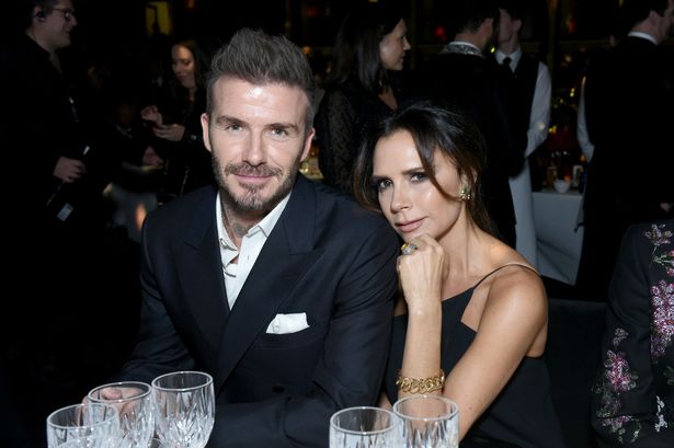 Victoria Beckham treats her fans to a shirtless snap of husband David as they enjoy couple’s workout