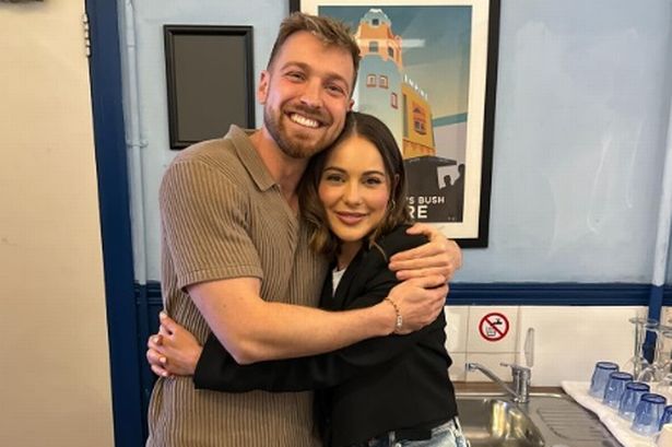 Louise Thompson proudly supports brother Sam at performance in first night out amid health issues