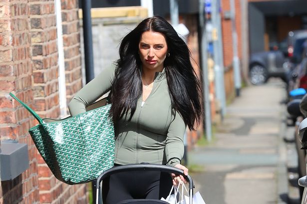 Kyle Walker’s wife Annie Kilner takes baby son for stroll after welcoming fourth son with footballer