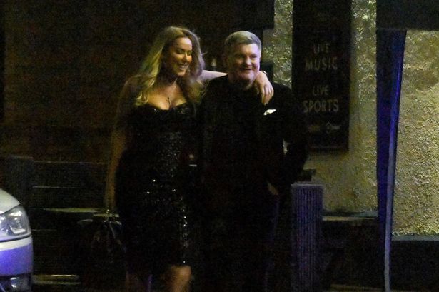 Coronation Street’s Claire Sweeney and Dancing on Ice co-star Ricky Hatton put on cosy display on night out
