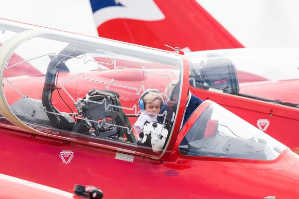 Prince William hints at military path for Prince George amid growing aviation fascination