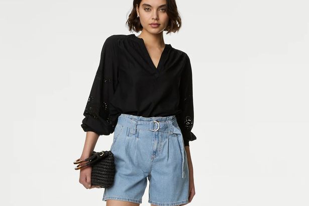 M&S’ belted denim shorts are the ‘perfect length’ and a must-have for the warm weather