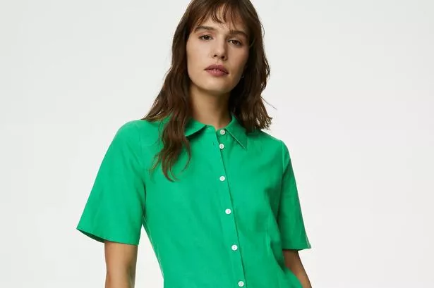 M&S’ green linen dress is the perfect buy for summer – and it’s already getting rave reviews