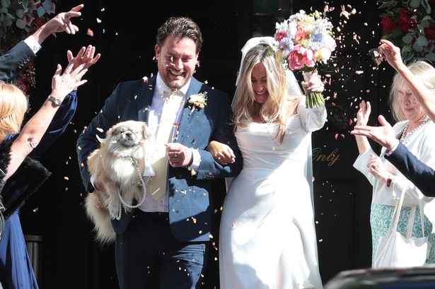 Made in Chelsea star Francesca Newman-Young is a beautiful bride as she marries in town hall wedding
