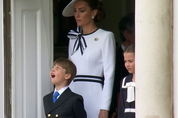 Prince Louis steals the show with huge yawn at Trooping the Colour – ‘He’s messing with things’