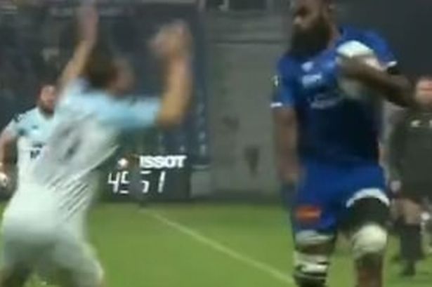 Worst rugby tackle ever watched by 3.3million as England international says ‘this isn’t on’