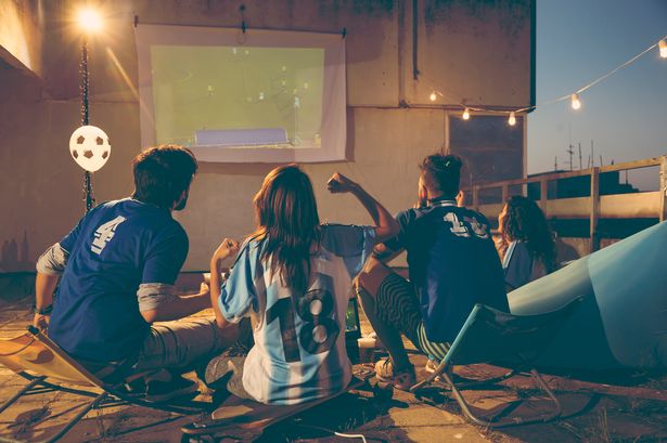 The Range’s outdoor projector is perfect for hosting a Euros garden party – and it’s on sale