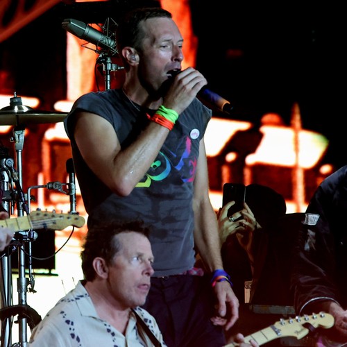 Coldplay bring Michael J. Fox on stage for Glastonbury headline set