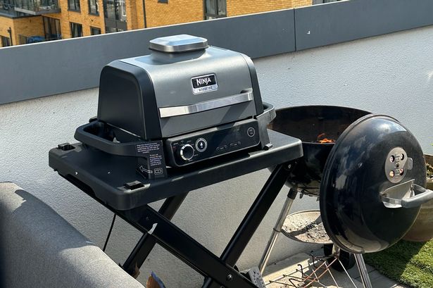 ‘An honest review of Ninja’s no-gas, outdoor grill that cooks perfect chicken in 8 minutes’
