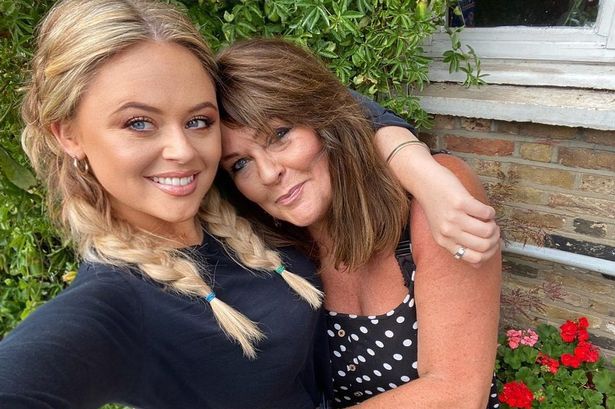 Emily Atack’s EastEnders actress mum shares adorable new pic of star’s newborn son