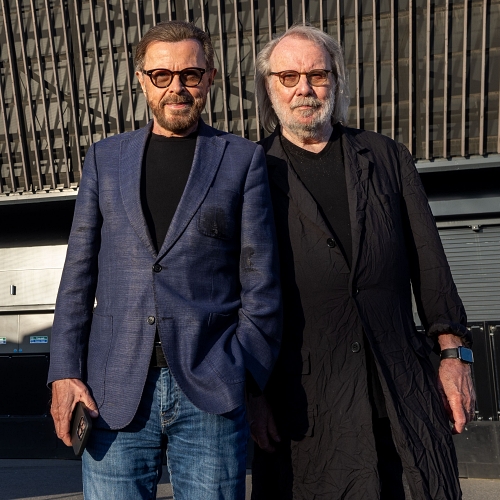 Benny Andersson and Björn Ulvaeus celebrate second anniversary of ABBA Voyage